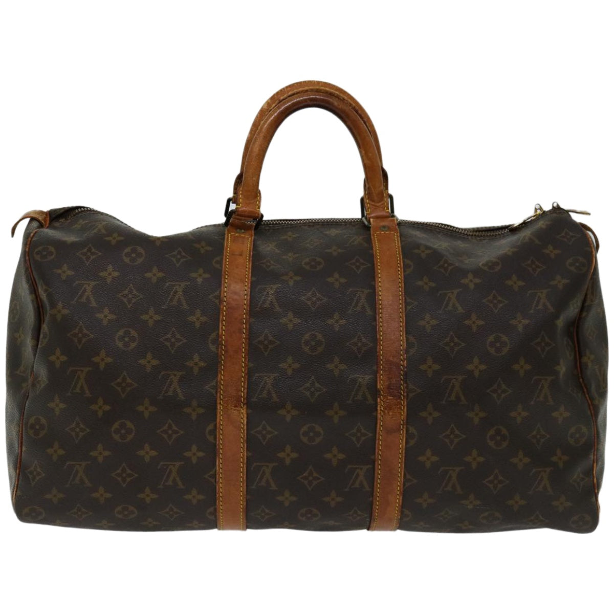 LOUIS VUITTON Monogram Keepall 50 Boston Bag M41426 LV Auth 49618