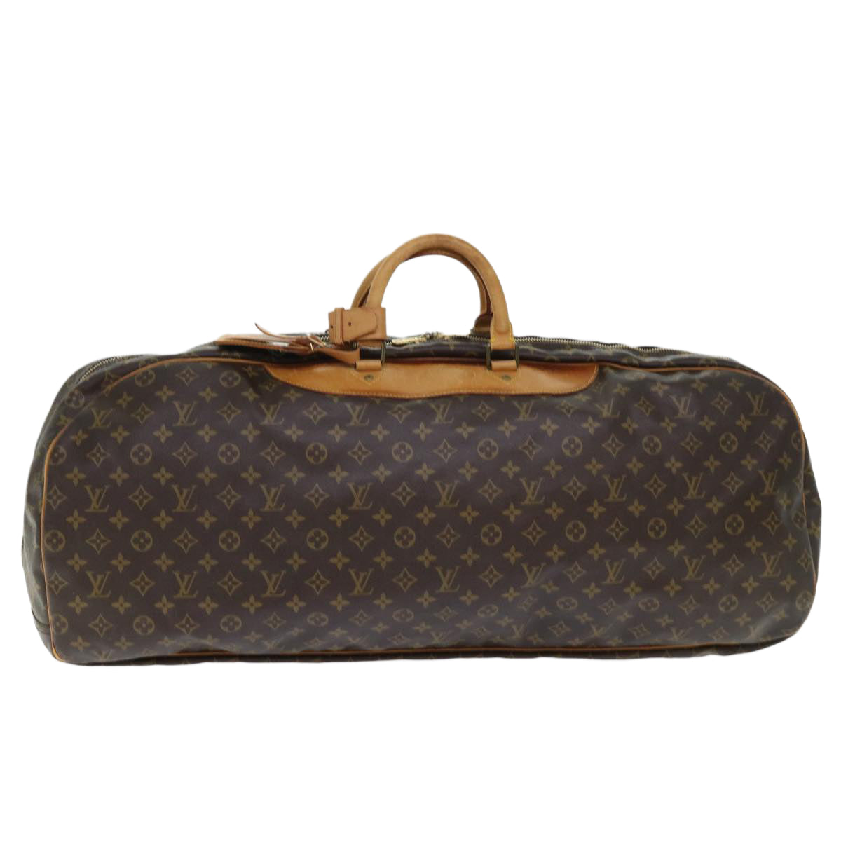 LOUIS VUITTON Monogram Sac Plein Air Long Boston Bag M41440 LV Auth 49621