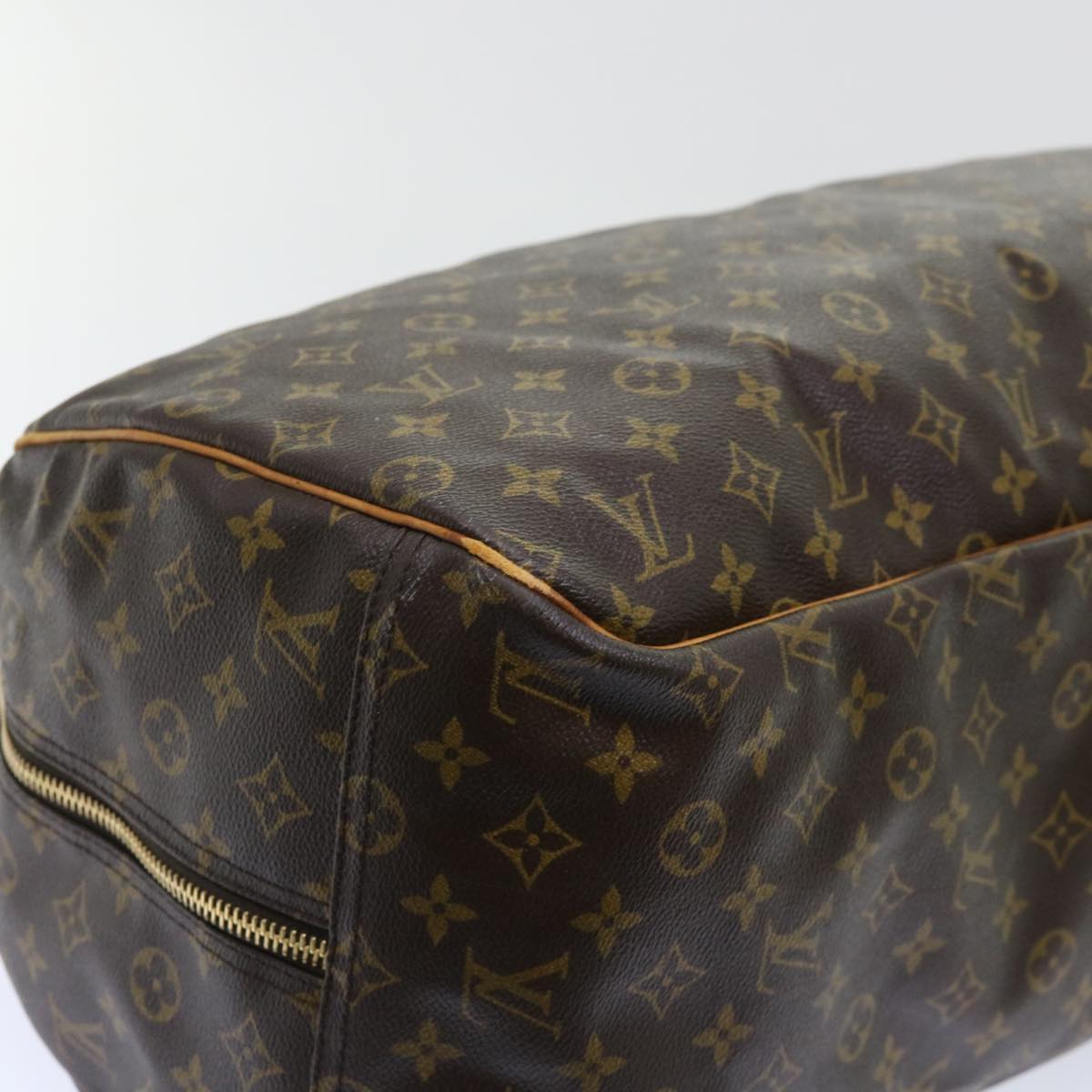 LOUIS VUITTON Monogram Sac Plein Air Long Boston Bag M41440 LV Auth 49621