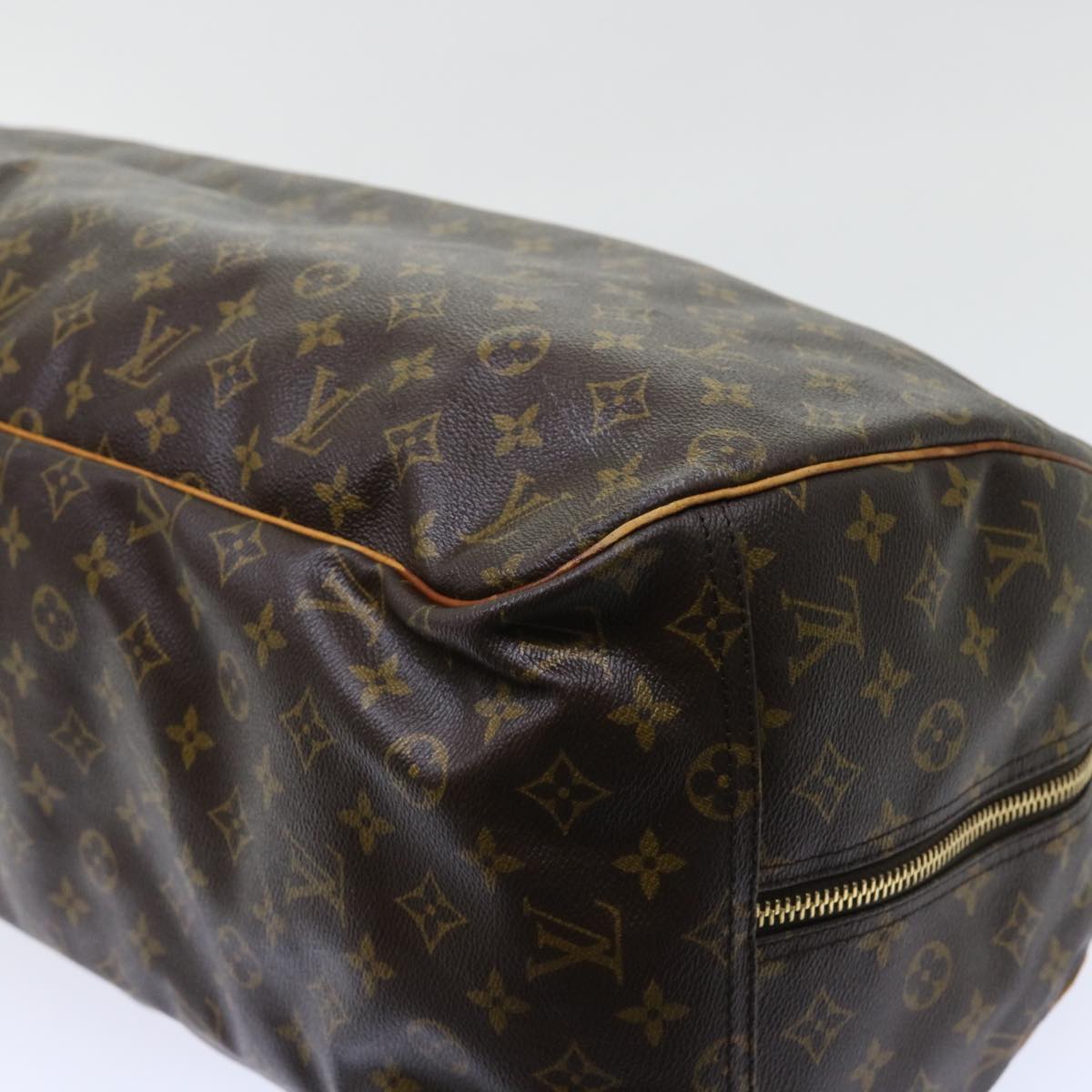 LOUIS VUITTON Monogram Sac Plein Air Long Boston Bag M41440 LV Auth 49621