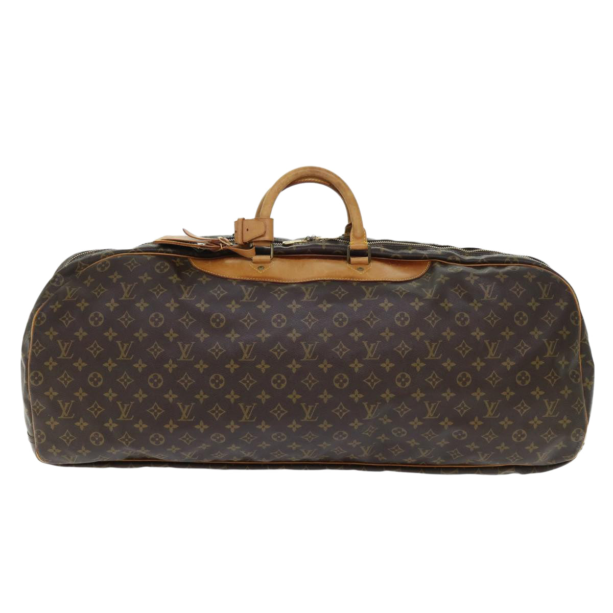 LOUIS VUITTON Monogram Sac Plein Air Long Boston Bag M41440 LV Auth 49621