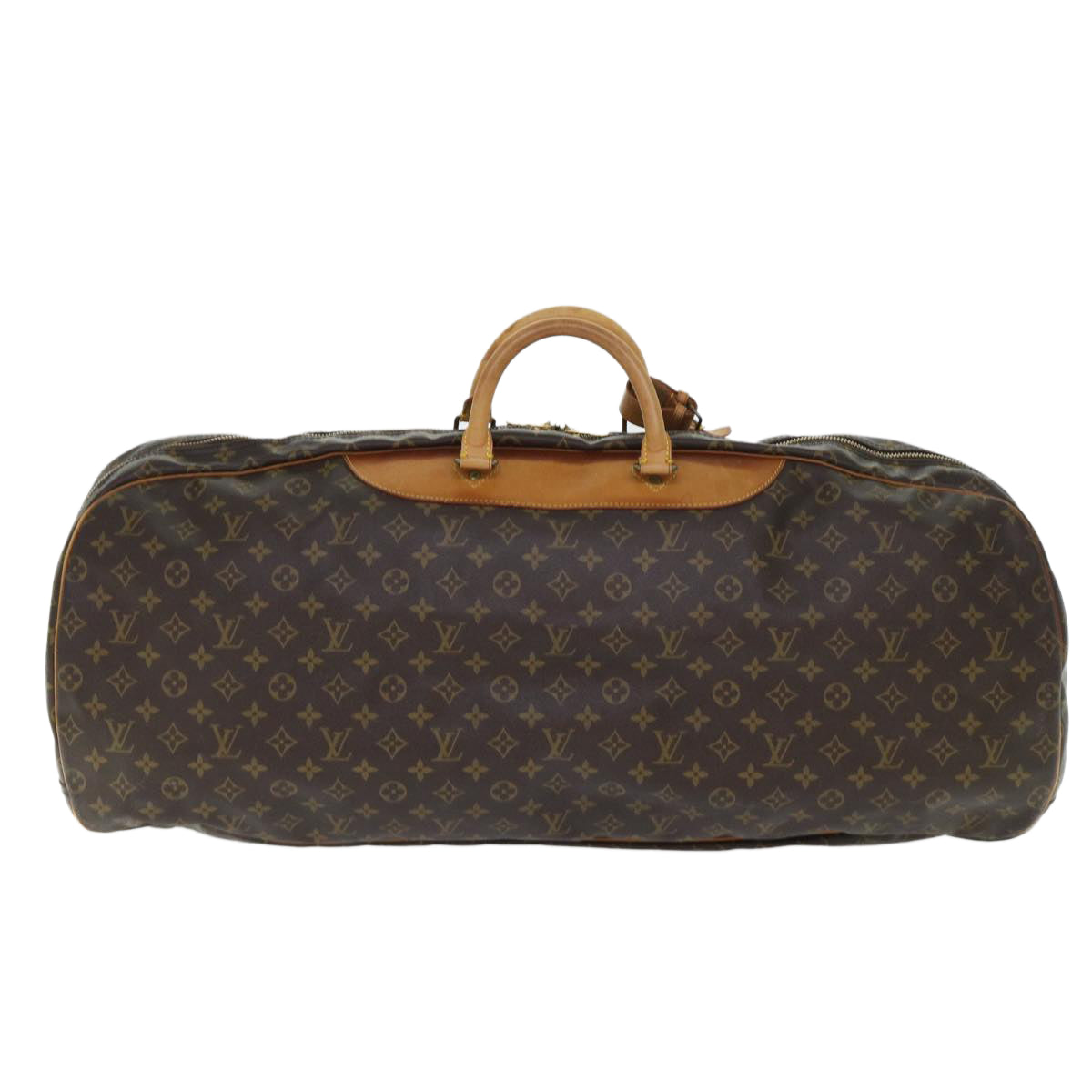 LOUIS VUITTON Monogram Sac Plein Air Long Boston Bag M41440 LV Auth 49621