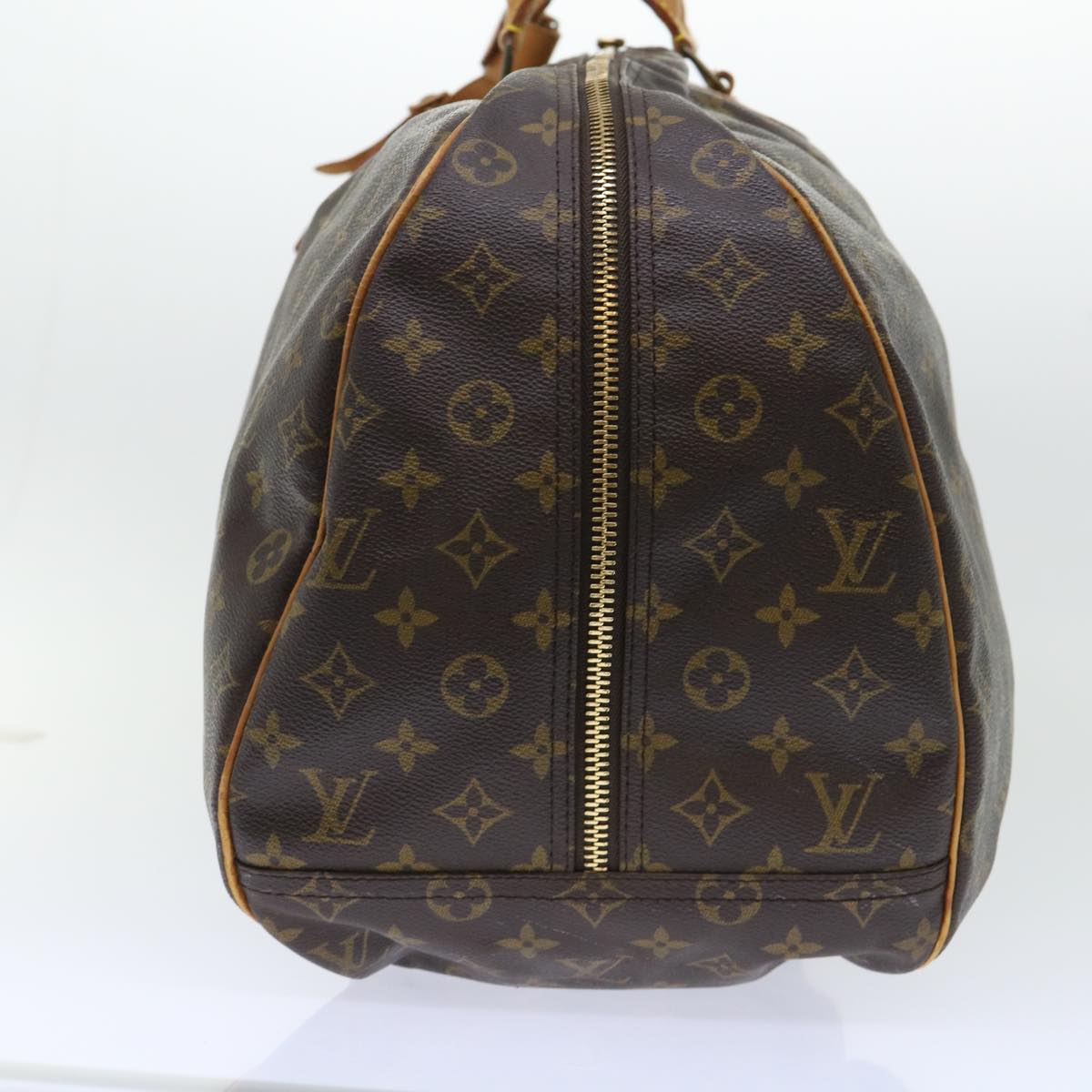 LOUIS VUITTON Monogram Sac Plein Air Long Boston Bag M41440 LV Auth 49621