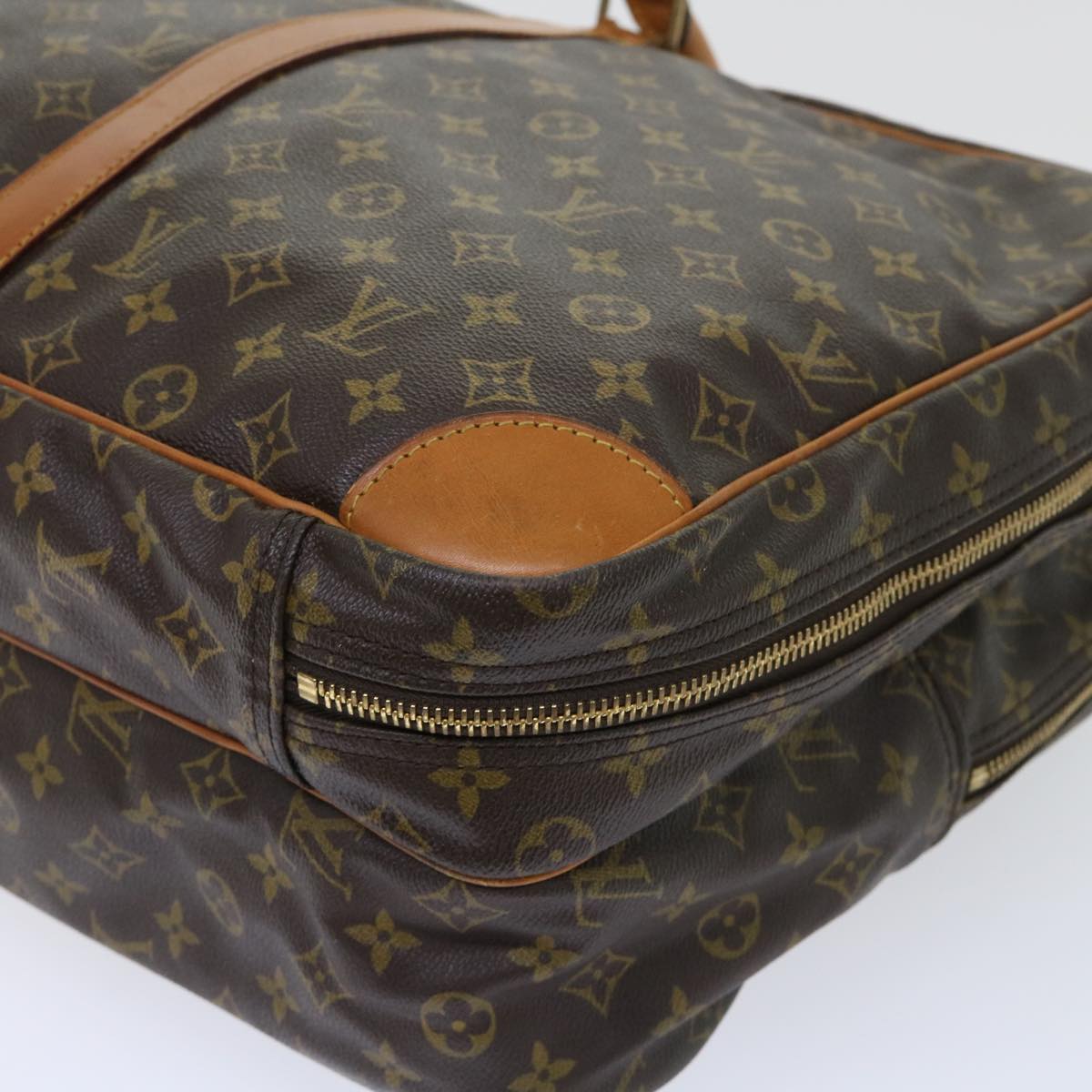 LOUIS VUITTON Monogram Sac Trowa Posh 55 Boston Bag M41375 LV Auth 49622