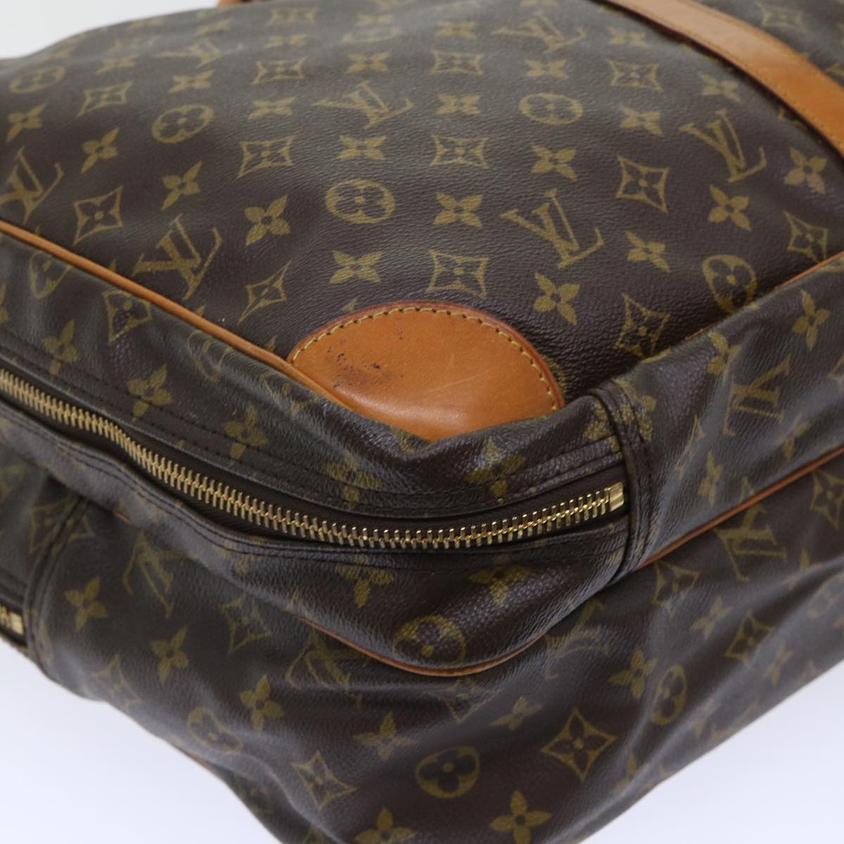 LOUIS VUITTON Monogram Sac Trowa Posh 55 Boston Bag M41375 LV Auth 49622