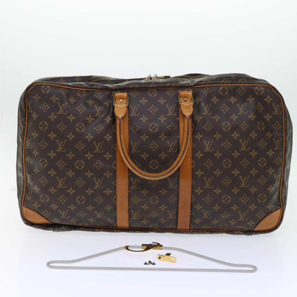 LOUIS VUITTON Monogram Sac Trowa Posh 55 Boston Bag M41375 LV Auth 49622