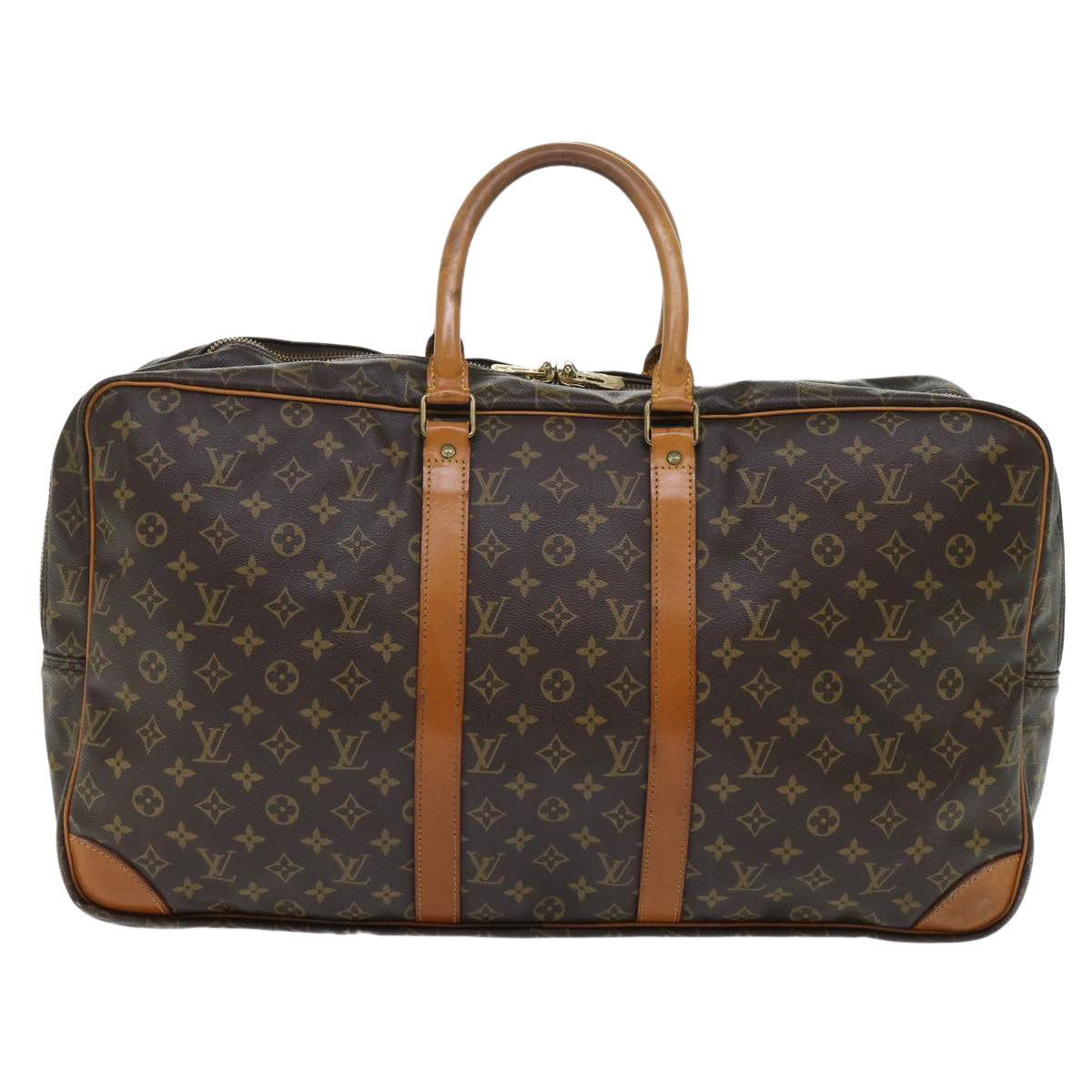 LOUIS VUITTON Monogram Sac Trowa Posh 55 Boston Bag M41375 LV Auth 49622