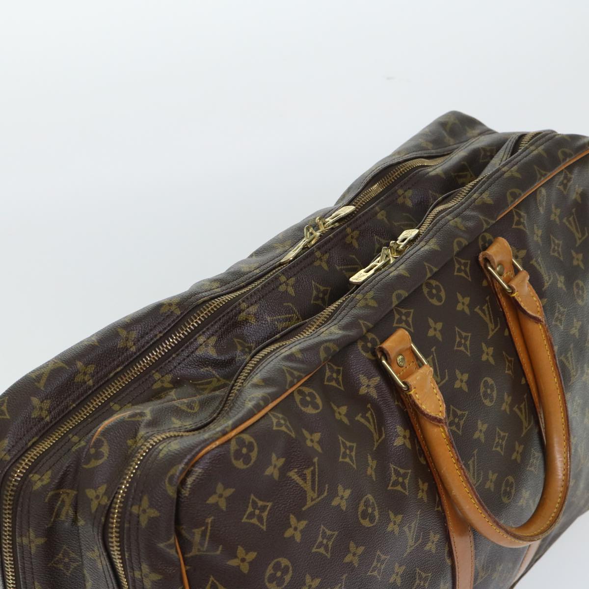 LOUIS VUITTON Monogram Sac Trowa Posh 55 Boston Bag M41375 LV Auth 49622