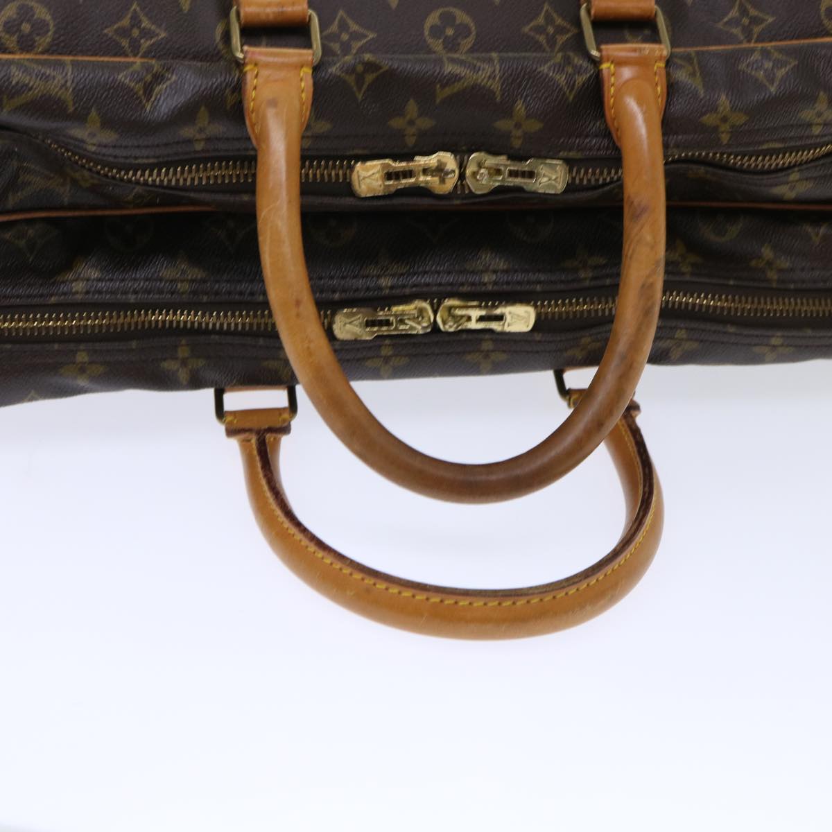 LOUIS VUITTON Monogram Sac Trowa Posh 55 Boston Bag M41375 LV Auth 49622