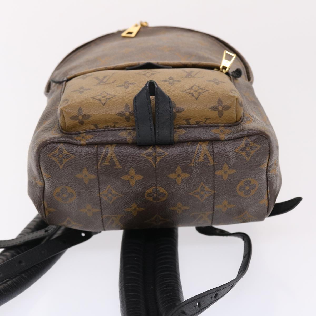 LOUIS VUITTON Monogram Reverse Palm Springs PM Backpack M43116 LV Auth 49637