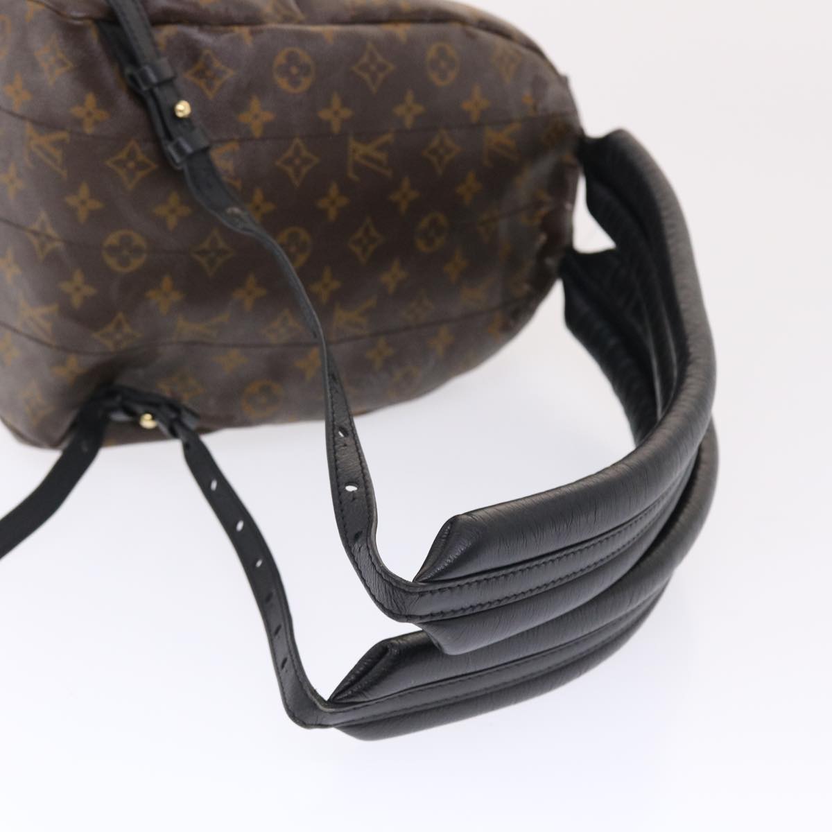 LOUIS VUITTON Monogram Reverse Palm Springs PM Backpack M43116 LV Auth 49637