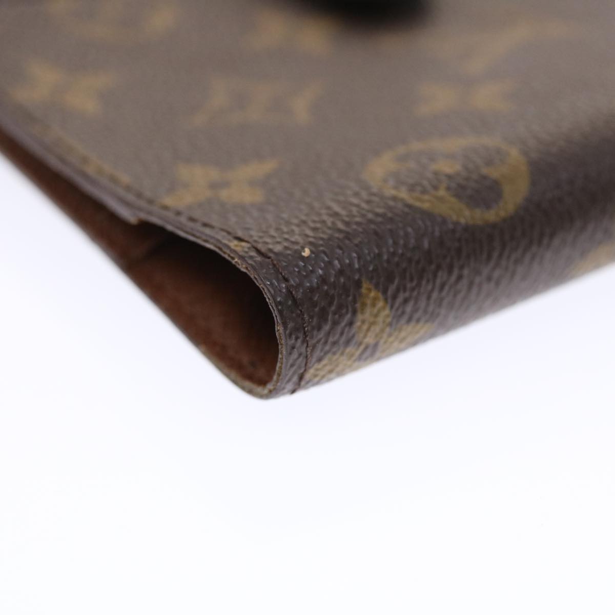 LOUIS VUITTON Monogram Agenda PM Day Planner Cover R20005 LV Auth 49645