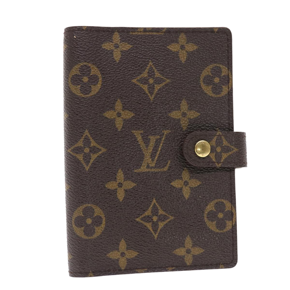 LOUIS VUITTON Monogram Agenda PM Day Planner Cover R20005 LV Auth 49645