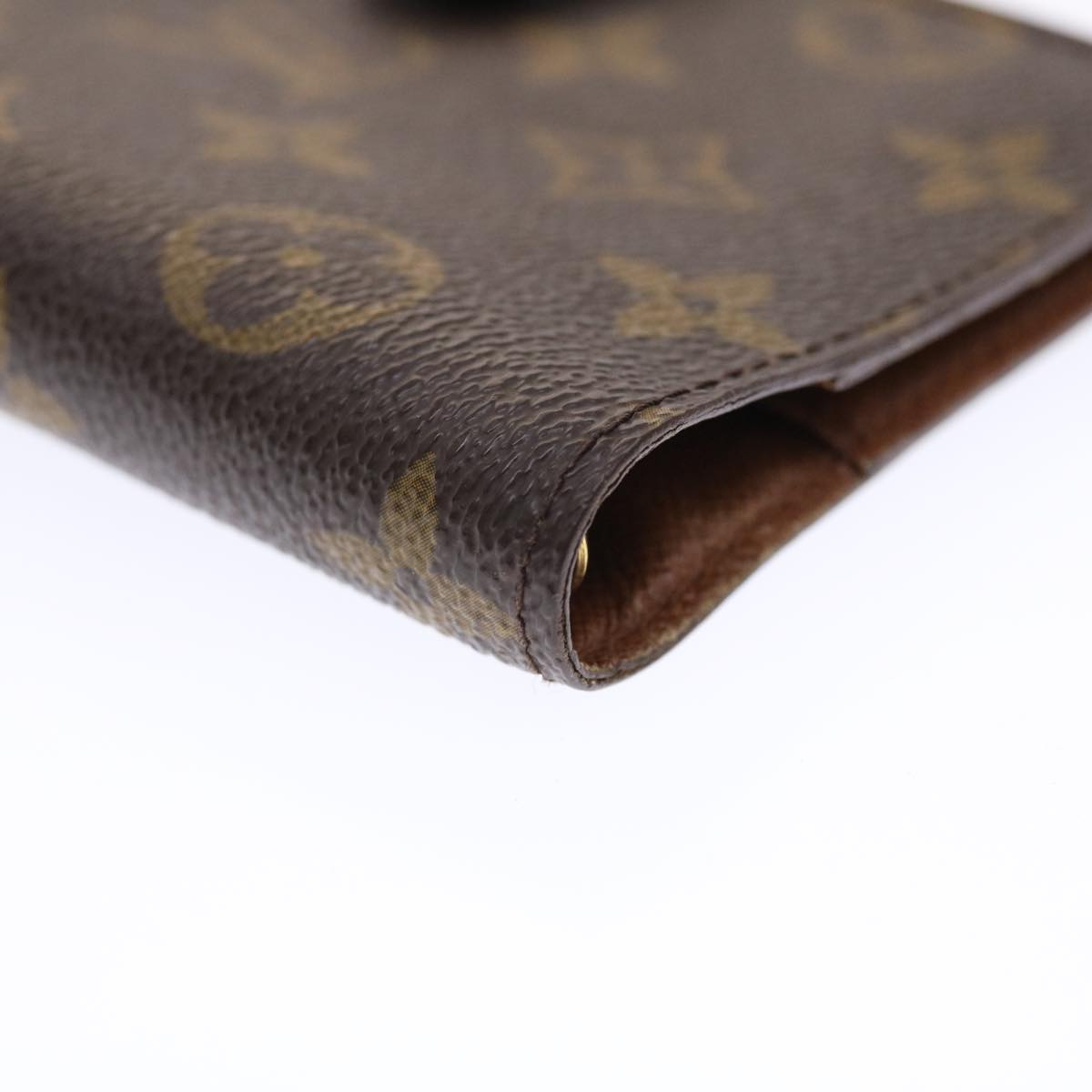 LOUIS VUITTON Monogram Agenda PM Day Planner Cover R20005 LV Auth 49645