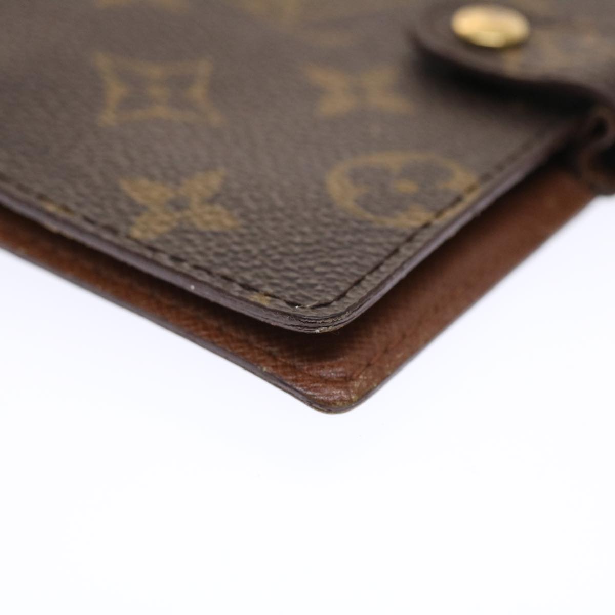 LOUIS VUITTON Monogram Agenda PM Day Planner Cover R20005 LV Auth 49645