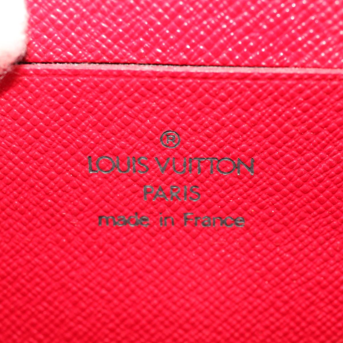 LOUIS VUITTON Monogram Cherry Porte Monnaie Zip Long Wallet M61727 Auth 49649A