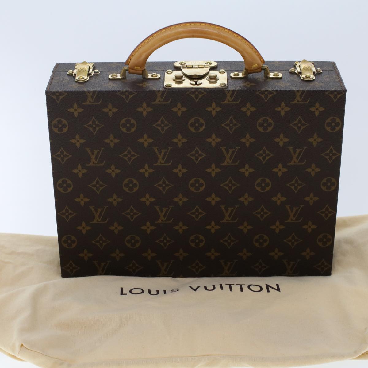 LOUIS VUITTON Monogram Boite Bijou Trunk M47120 LV Auth 49667A