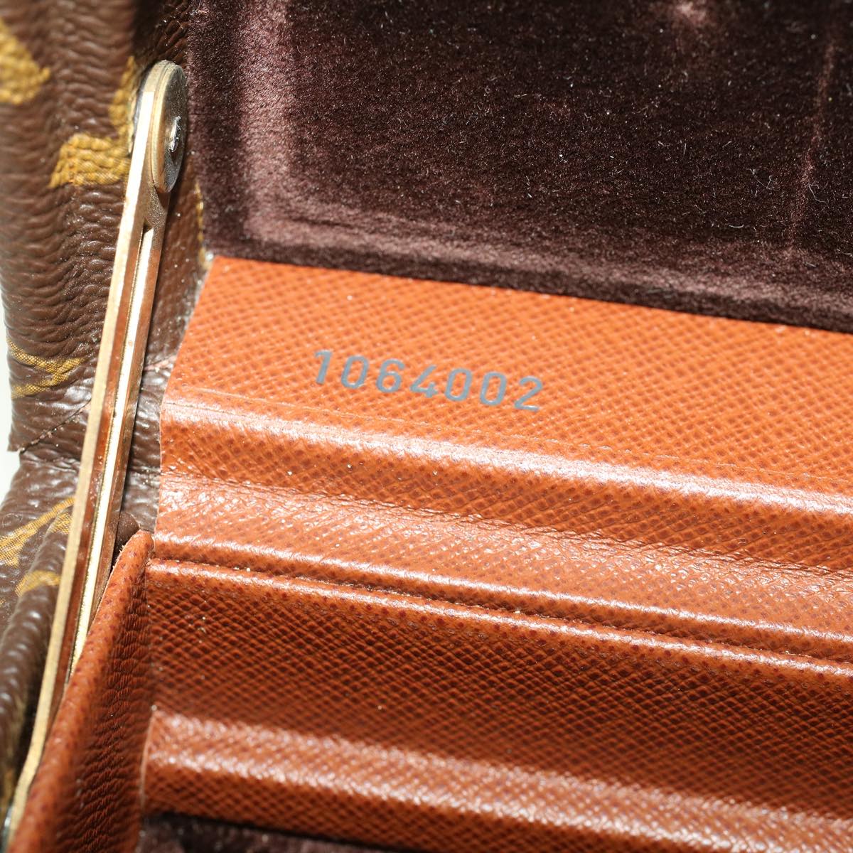 LOUIS VUITTON Monogram Boite Bijou Trunk M47120 LV Auth 49667SV