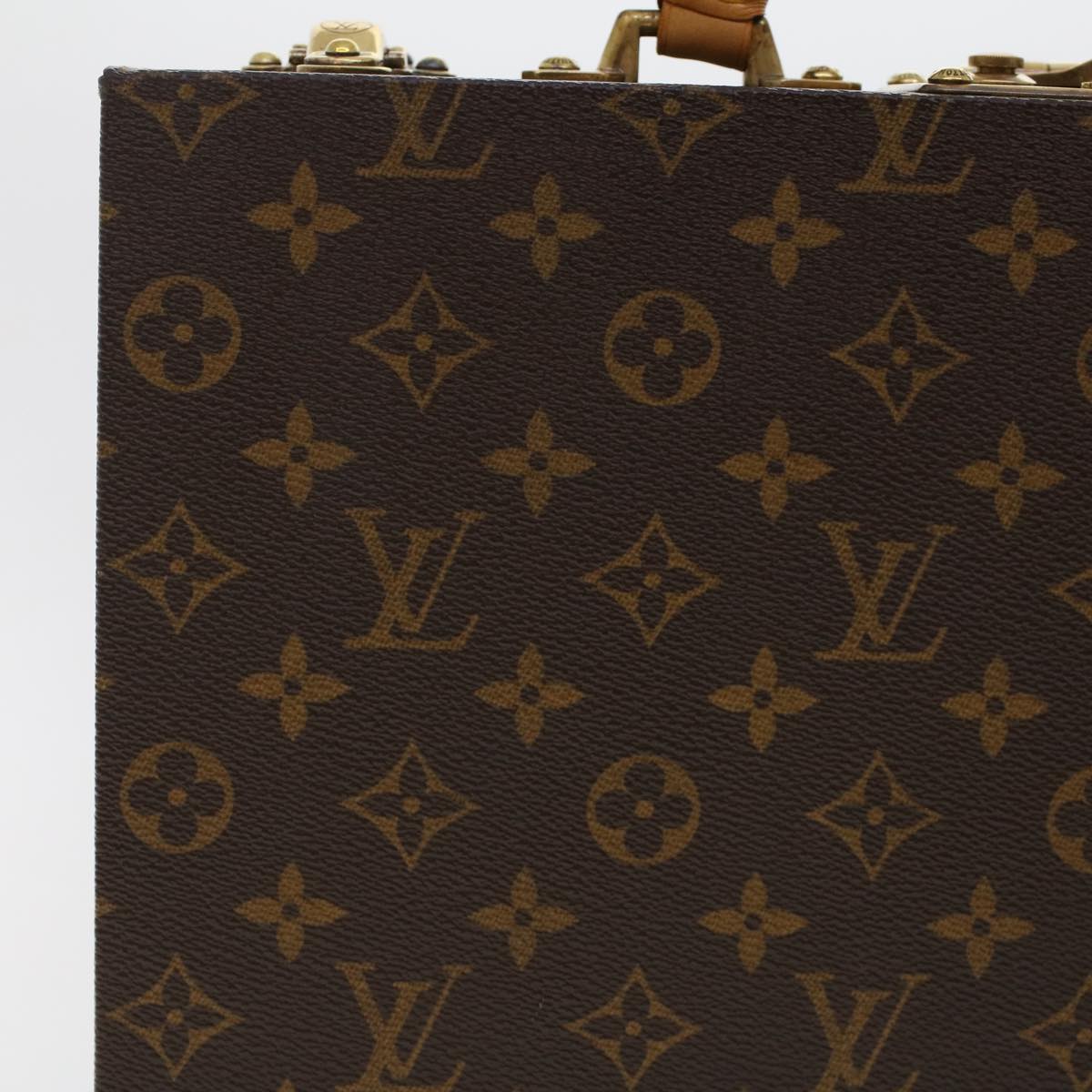 LOUIS VUITTON Monogram Boite Bijou Trunk M47120 LV Auth 49667A