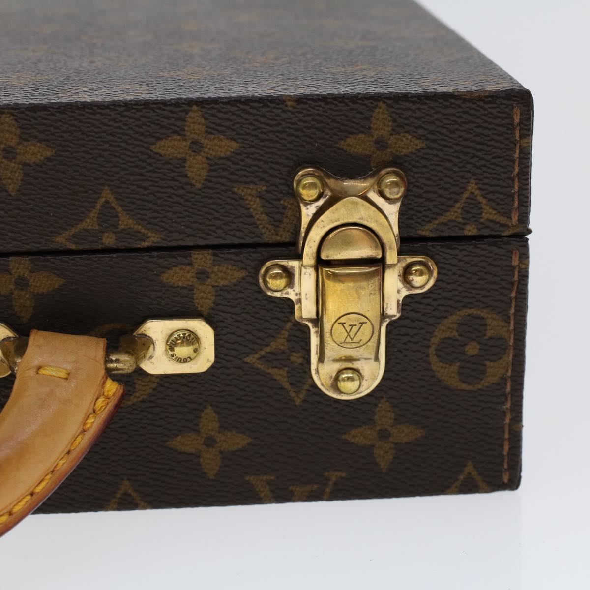 LOUIS VUITTON Monogram Boite Bijou Trunk M47120 LV Auth 49667SV