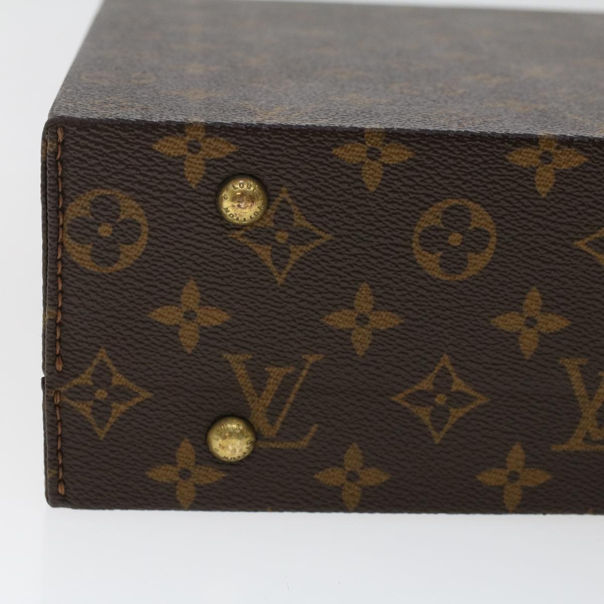 LOUIS VUITTON Monogram Boite Bijou Trunk M47120 LV Auth 49667A