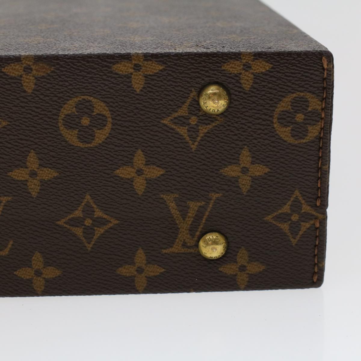 LOUIS VUITTON Monogram Boite Bijou Trunk M47120 LV Auth 49667A