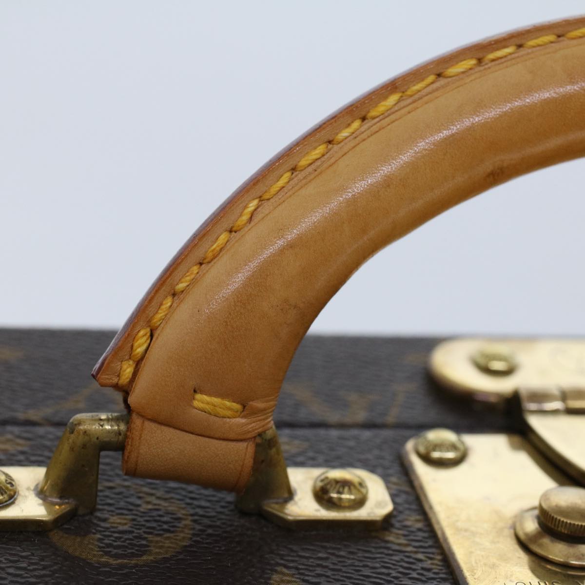 LOUIS VUITTON Monogram Boite Bijou Trunk M47120 LV Auth 49667SV