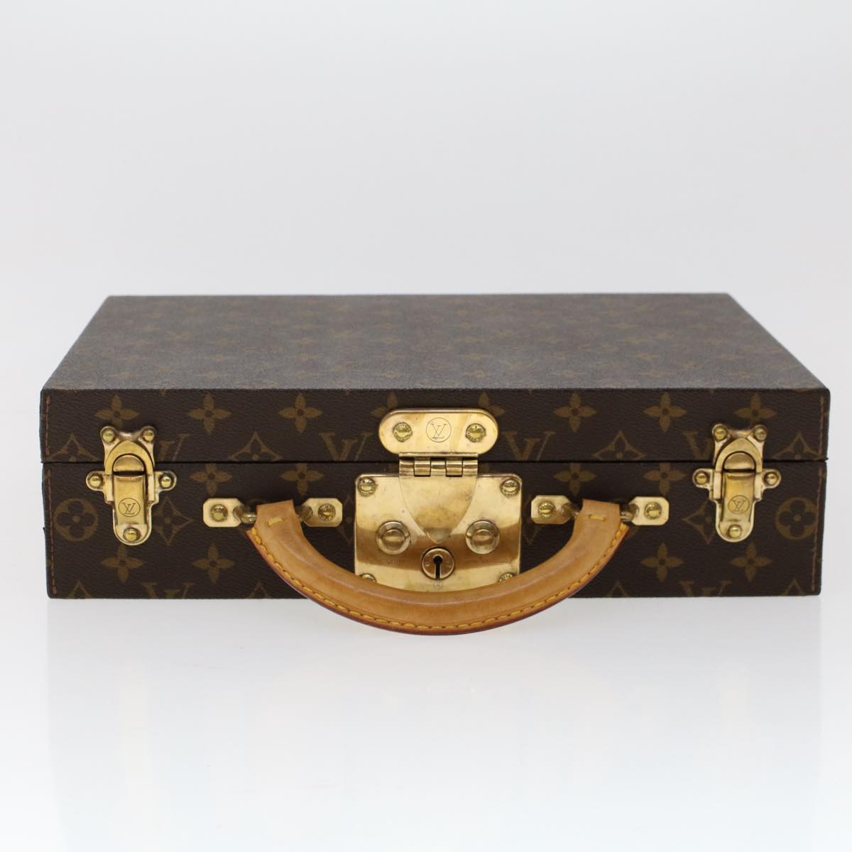 LOUIS VUITTON Monogram Boite Bijou Trunk M47120 LV Auth 49667SV