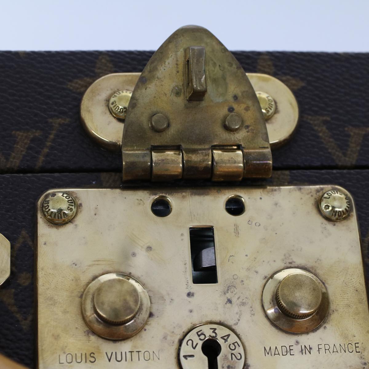 LOUIS VUITTON Monogram Boite Bijou Trunk M47120 LV Auth 49667SV