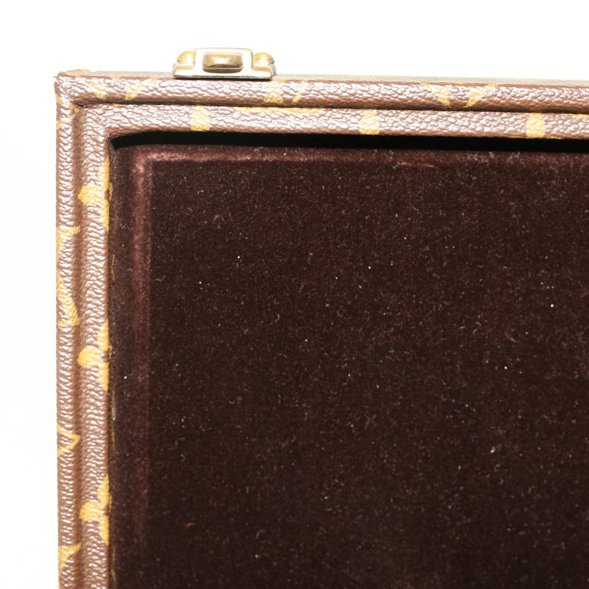 LOUIS VUITTON Monogram Boite Bijou Trunk M47120 LV Auth 49667SV