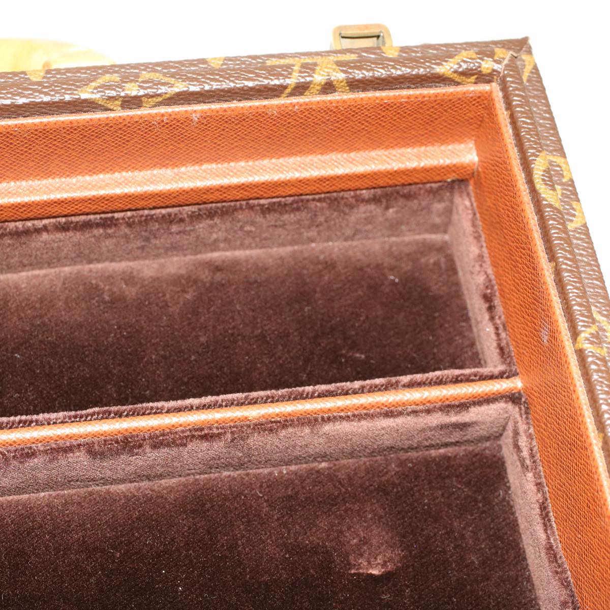 LOUIS VUITTON Monogram Boite Bijou Trunk M47120 LV Auth 49667SV