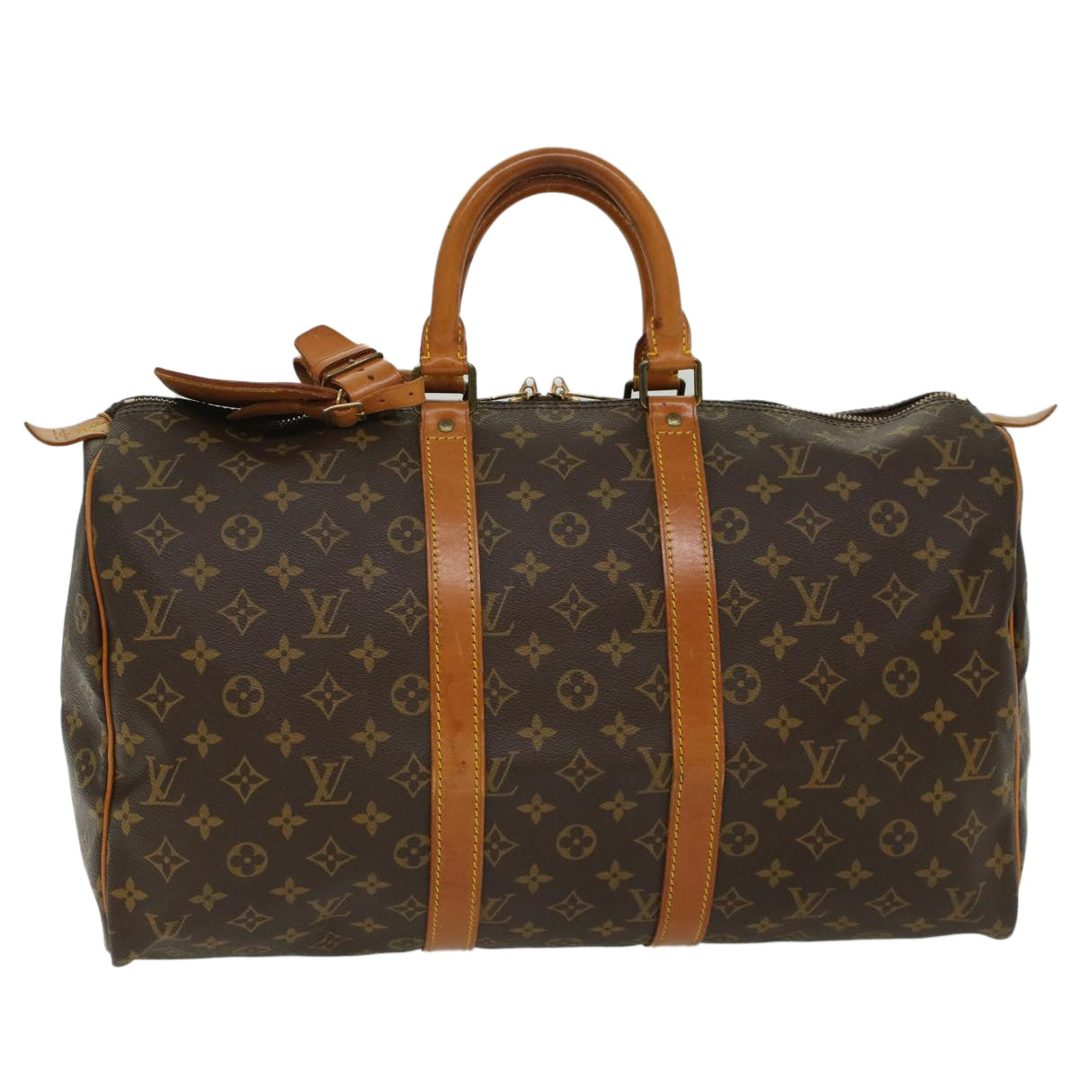 LOUIS VUITTON Monogram Keepall 45 Boston Bag M41428 LV Auth 49726