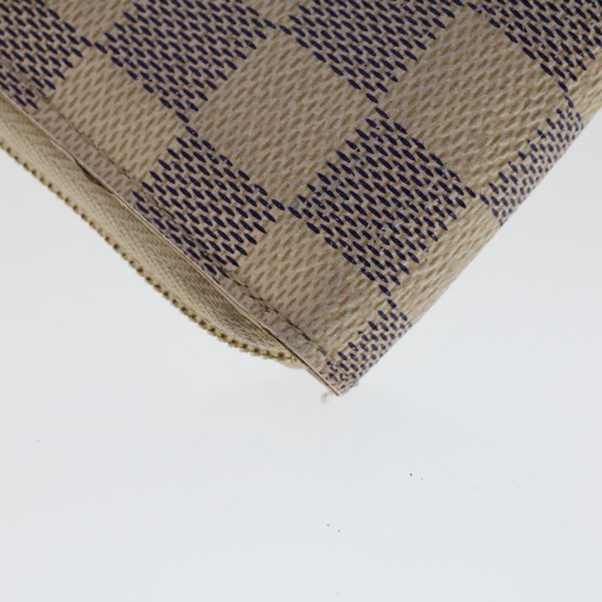 LOUIS VUITTON Damier Azur Zippy Coin Purse N63069 LV Auth 49860