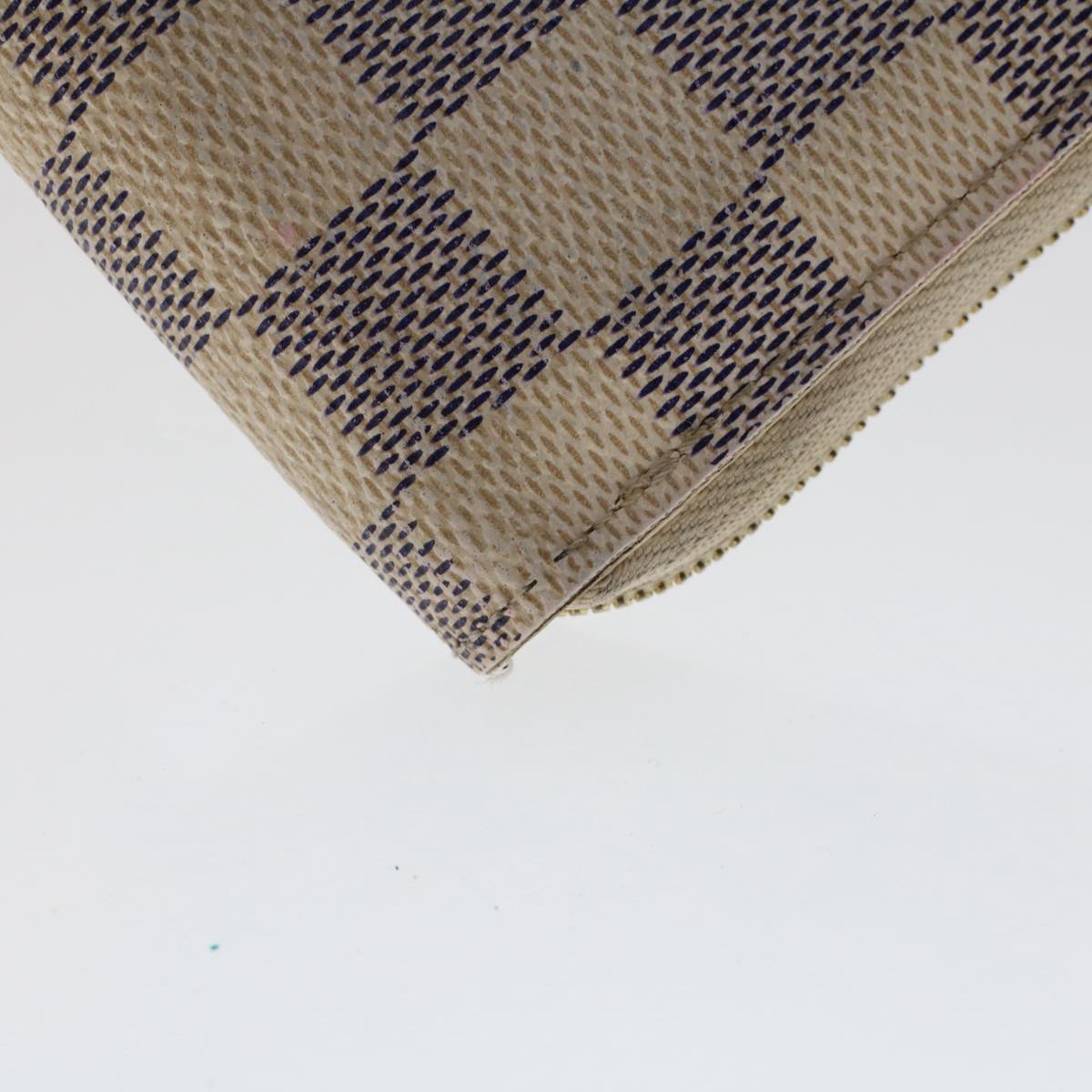 LOUIS VUITTON Damier Azur Zippy Coin Purse N63069 LV Auth 49860