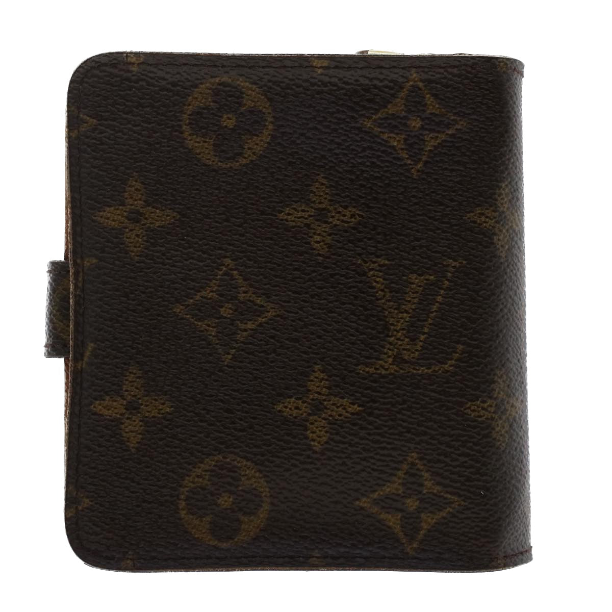 LOUIS VUITTON Monogram Compact Zip Wallet M61667 LV Auth 49879