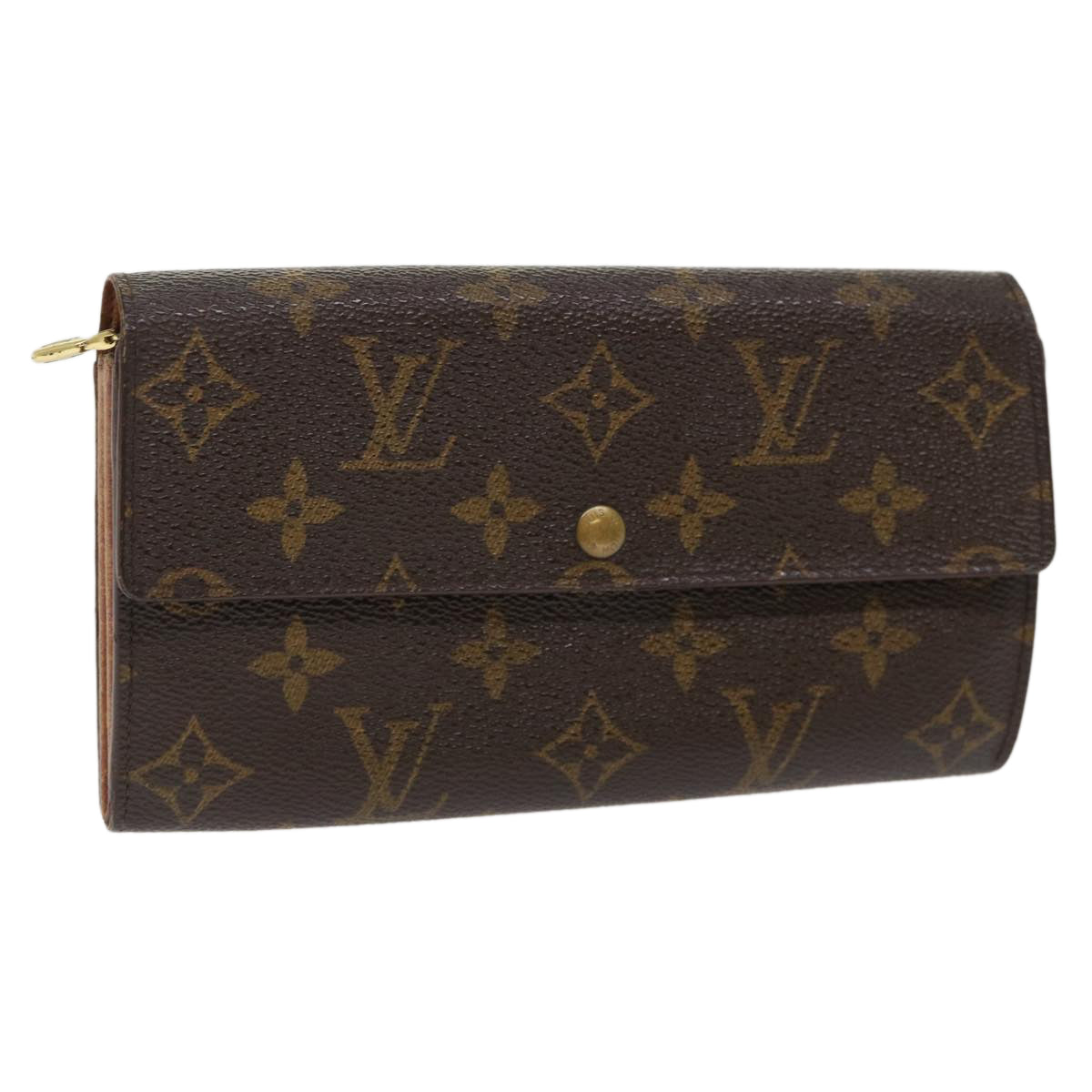 LOUIS VUITTON Monogram Portefeuille Sarah Long Wallet M60531 LV Auth 49946