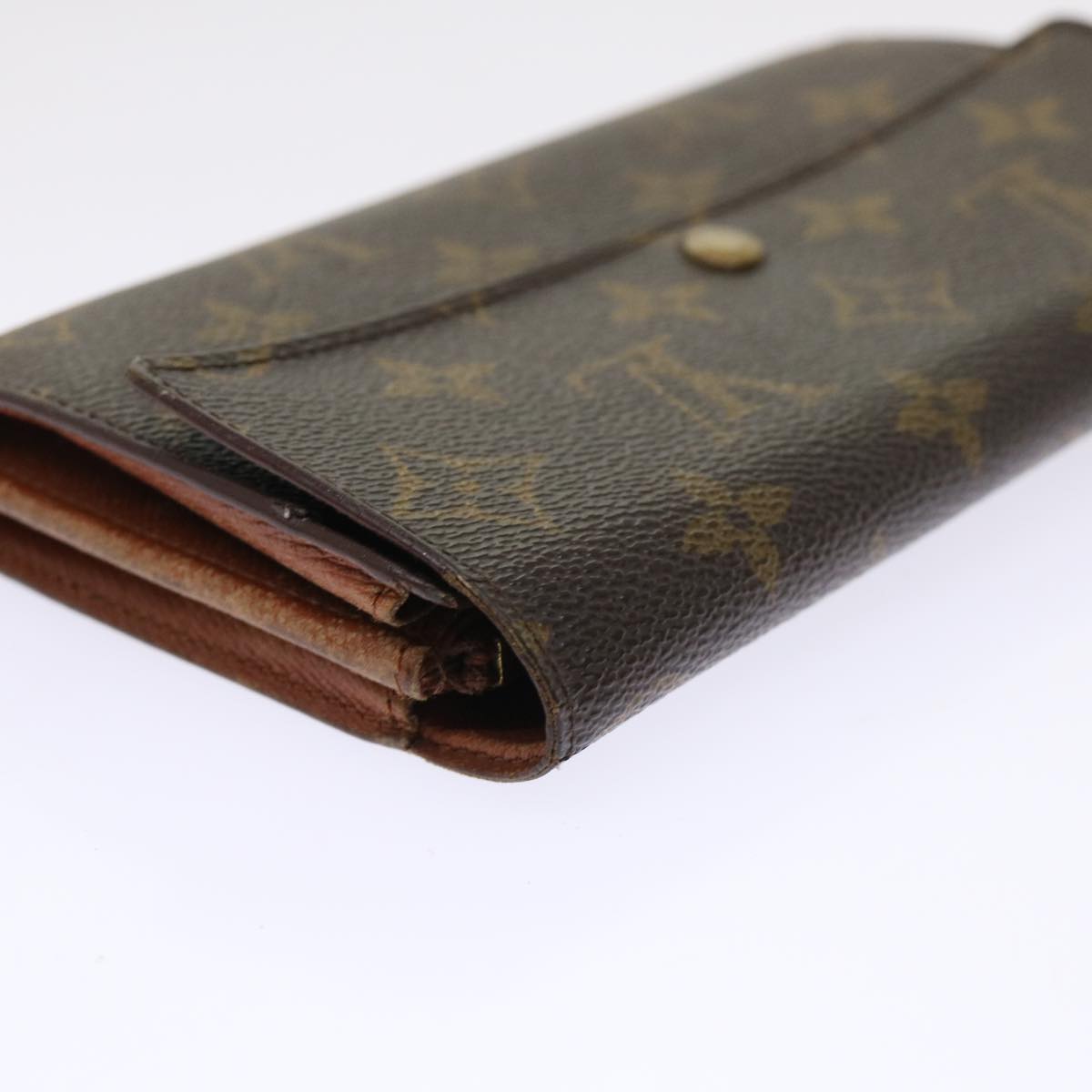 LOUIS VUITTON Monogram Portefeuille Sarah Long Wallet M60531 LV Auth 49946