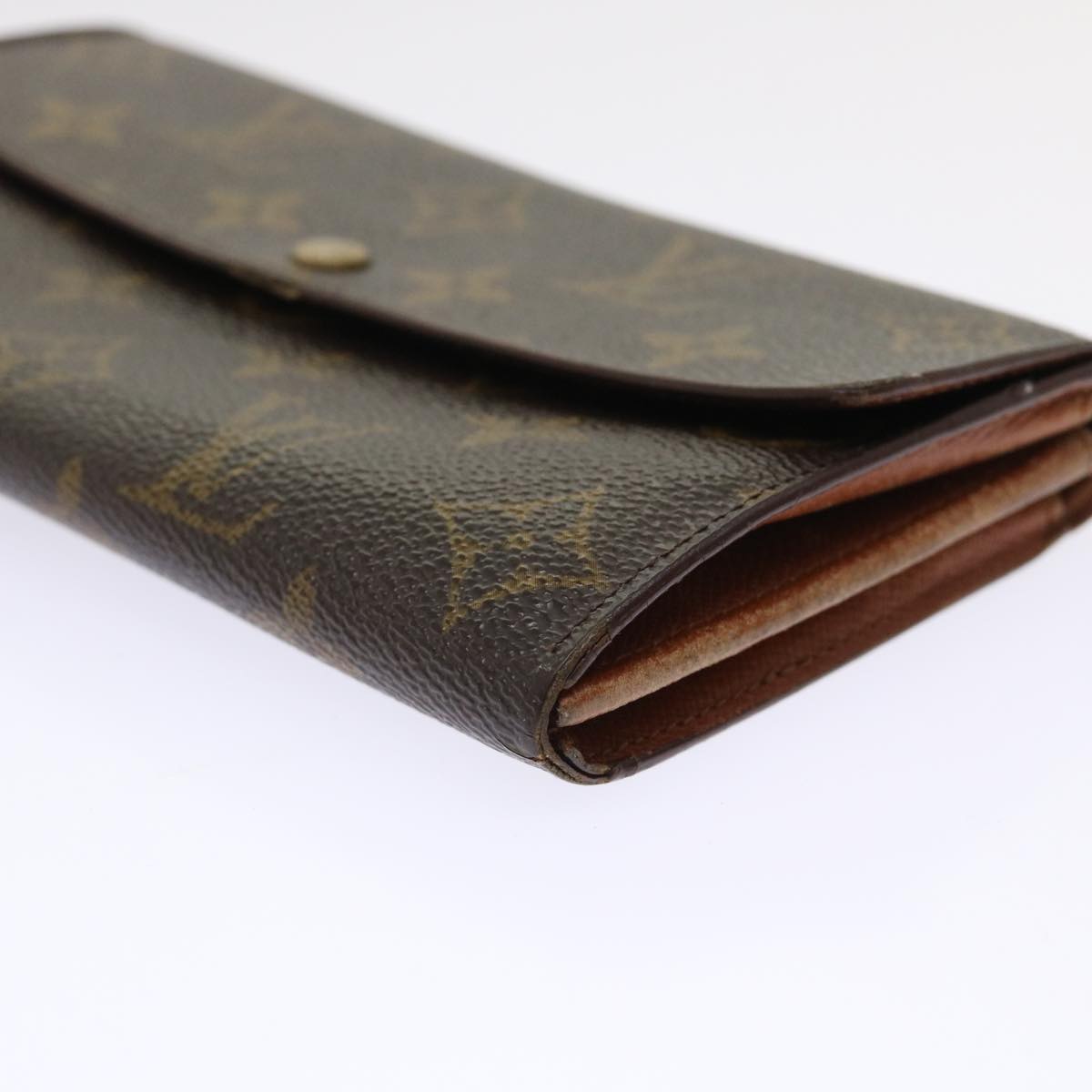 LOUIS VUITTON Monogram Portefeuille Sarah Long Wallet M60531 LV Auth 49946