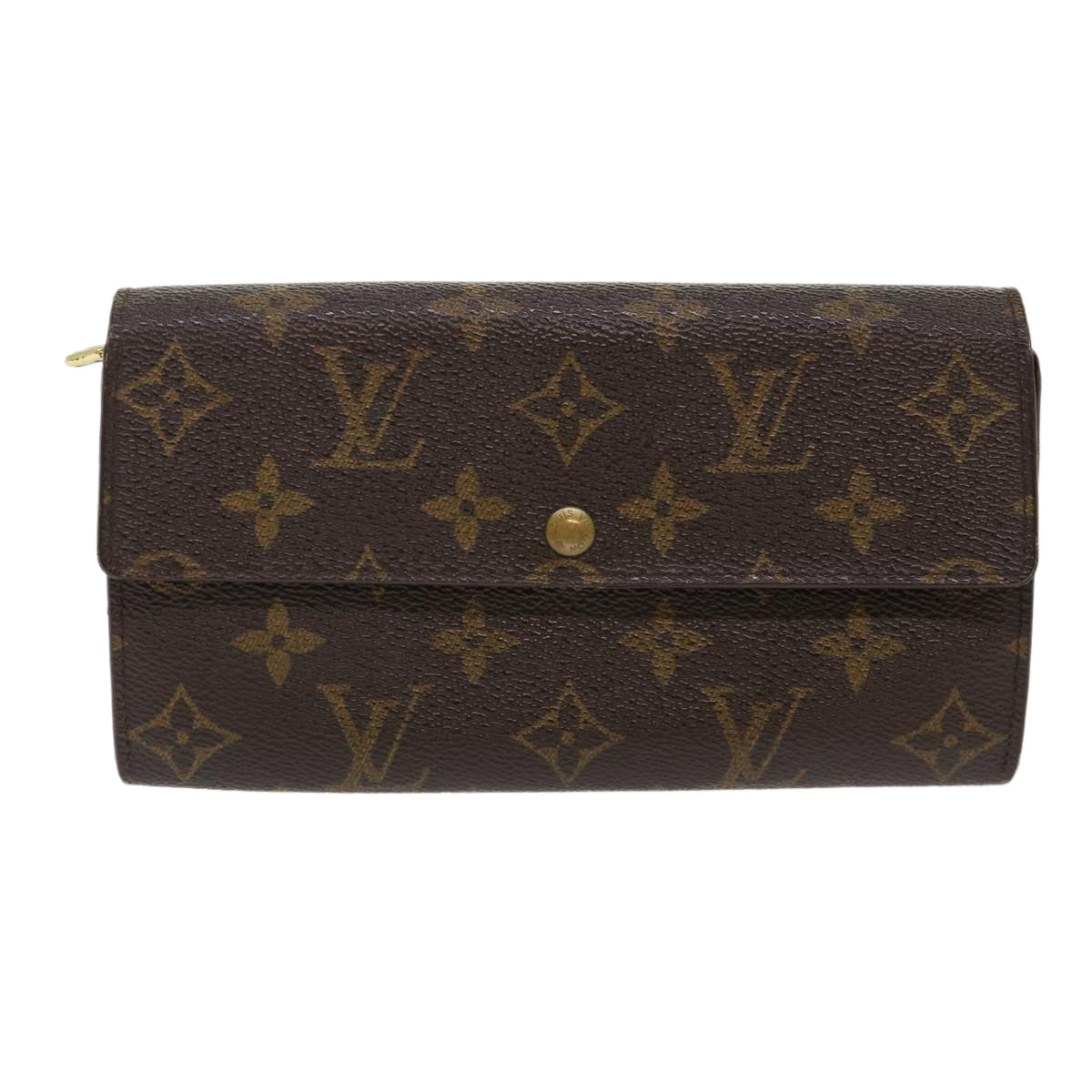 LOUIS VUITTON Monogram Portefeuille Sarah Long Wallet M60531 LV Auth 49946