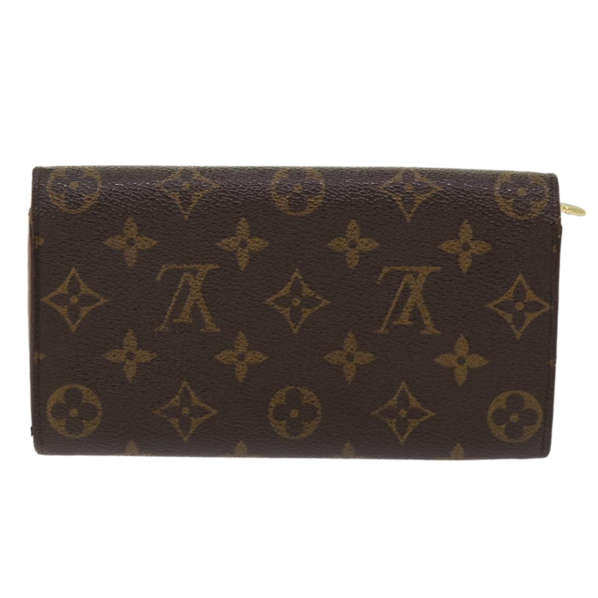 LOUIS VUITTON Monogram Portefeuille Sarah Long Wallet M60531 LV Auth 49946