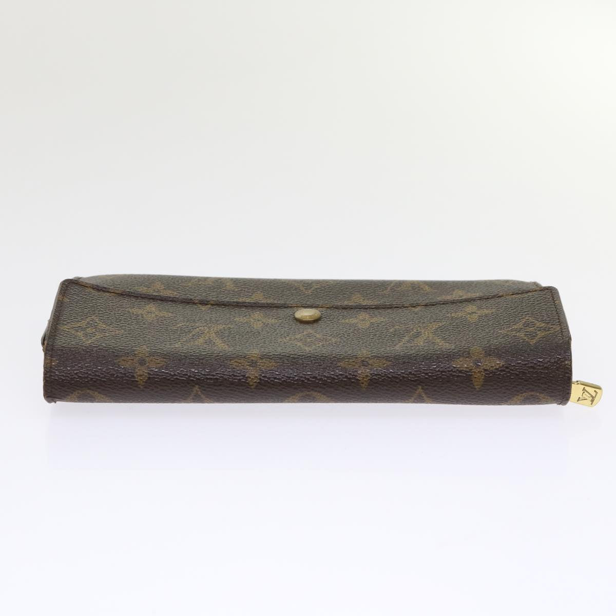 LOUIS VUITTON Monogram Portefeuille Sarah Long Wallet M60531 LV Auth 49946