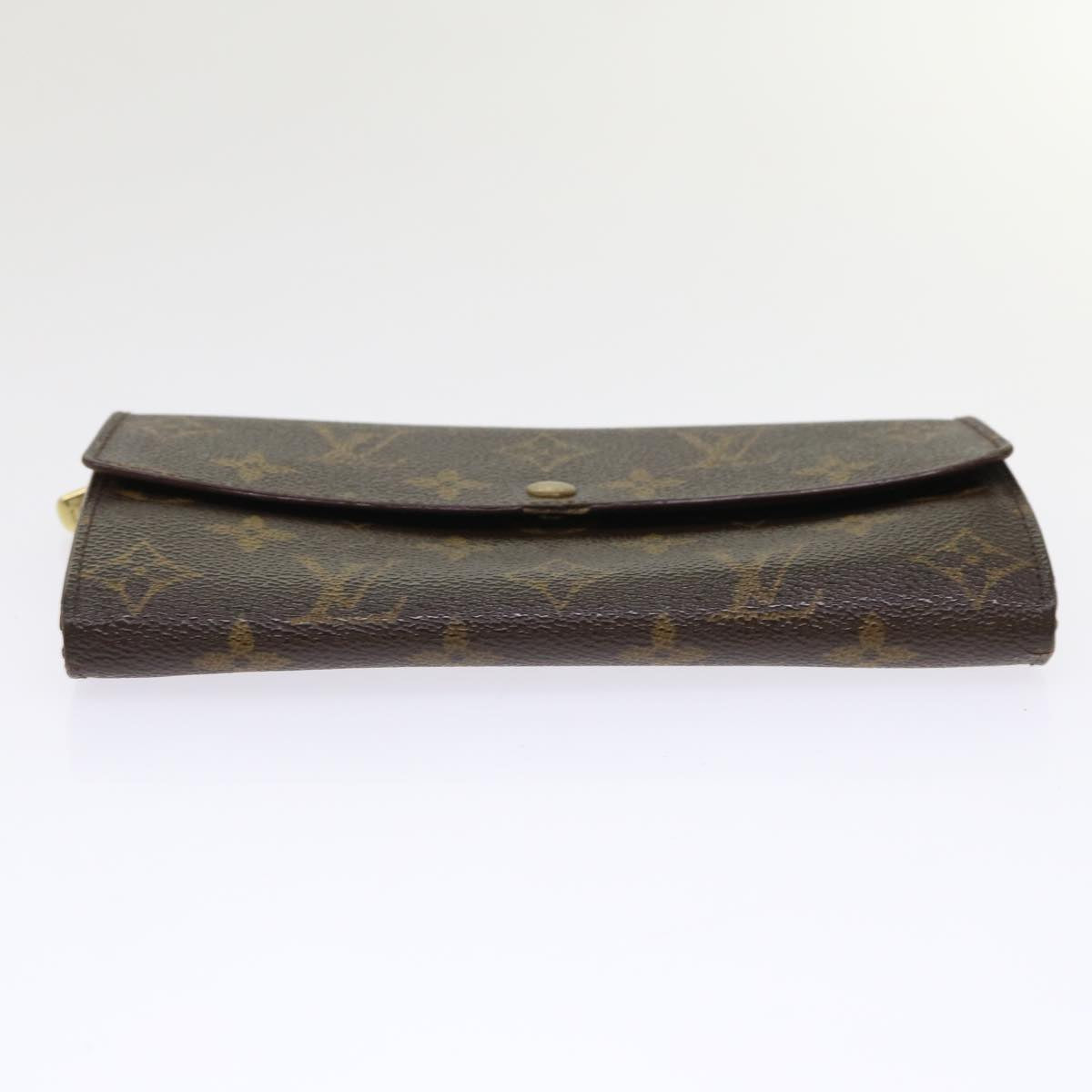 LOUIS VUITTON Monogram Portefeuille Sarah Long Wallet M60531 LV Auth 49946