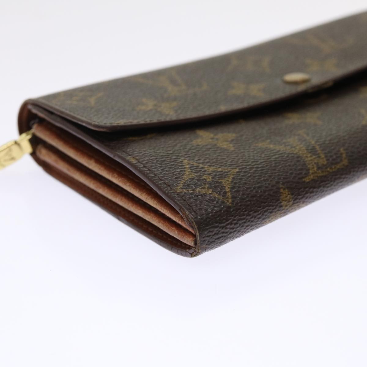 LOUIS VUITTON Monogram Portefeuille Sarah Long Wallet M60531 LV Auth 49946