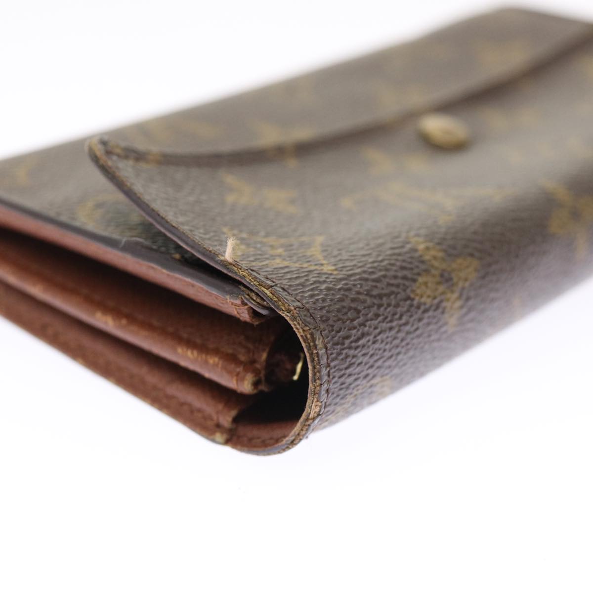 LOUIS VUITTON Monogram Portefeuille Sarah Long Wallet M60531 LV Auth 49947