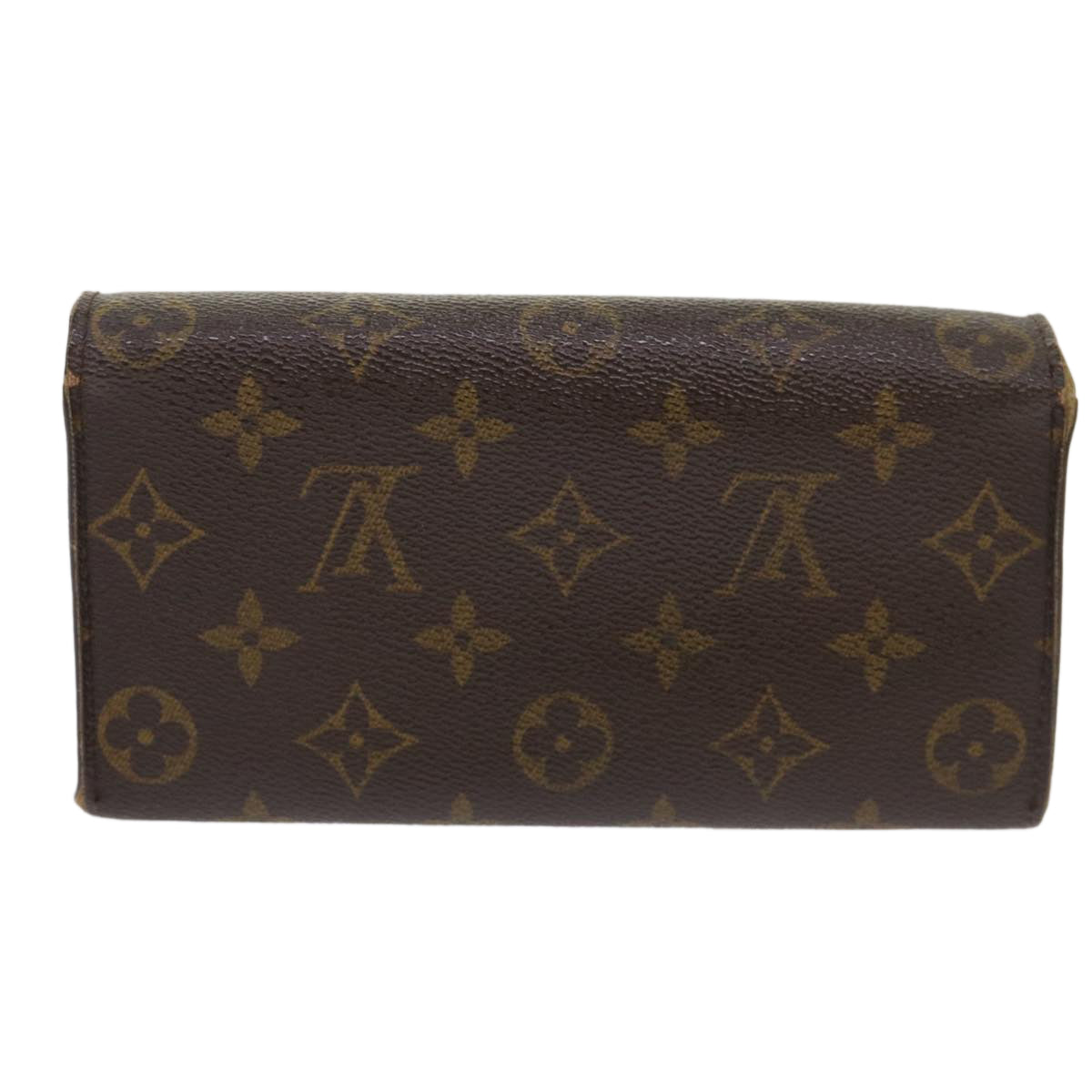 LOUIS VUITTON Monogram Portefeuille Sarah Long Wallet M60531 LV Auth 49947