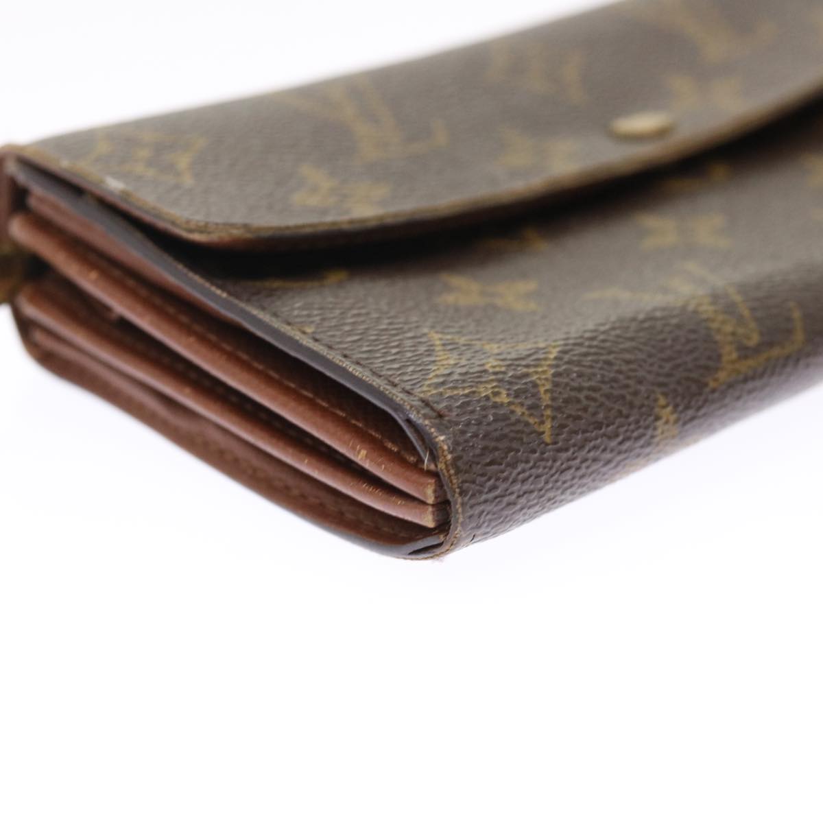 LOUIS VUITTON Monogram Portefeuille Sarah Long Wallet M60531 LV Auth 49947