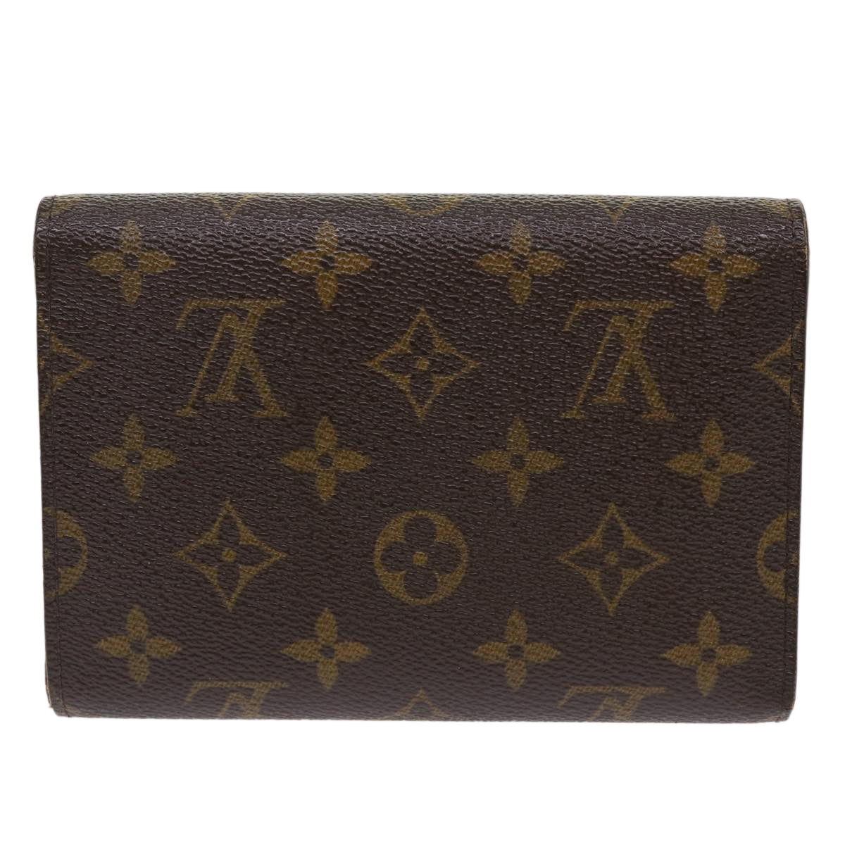 LOUIS VUITTON Monogram Porte Tresor Etui Papie Wallet M61202 LV Auth 49949