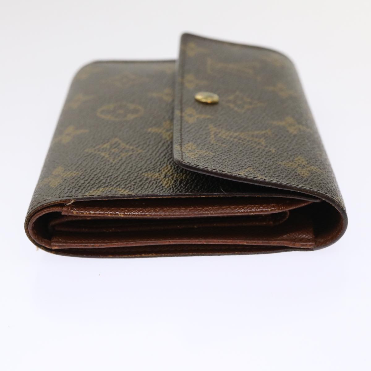 LOUIS VUITTON Monogram Porte Tresor Etui Papie Wallet M61202 LV Auth 49949