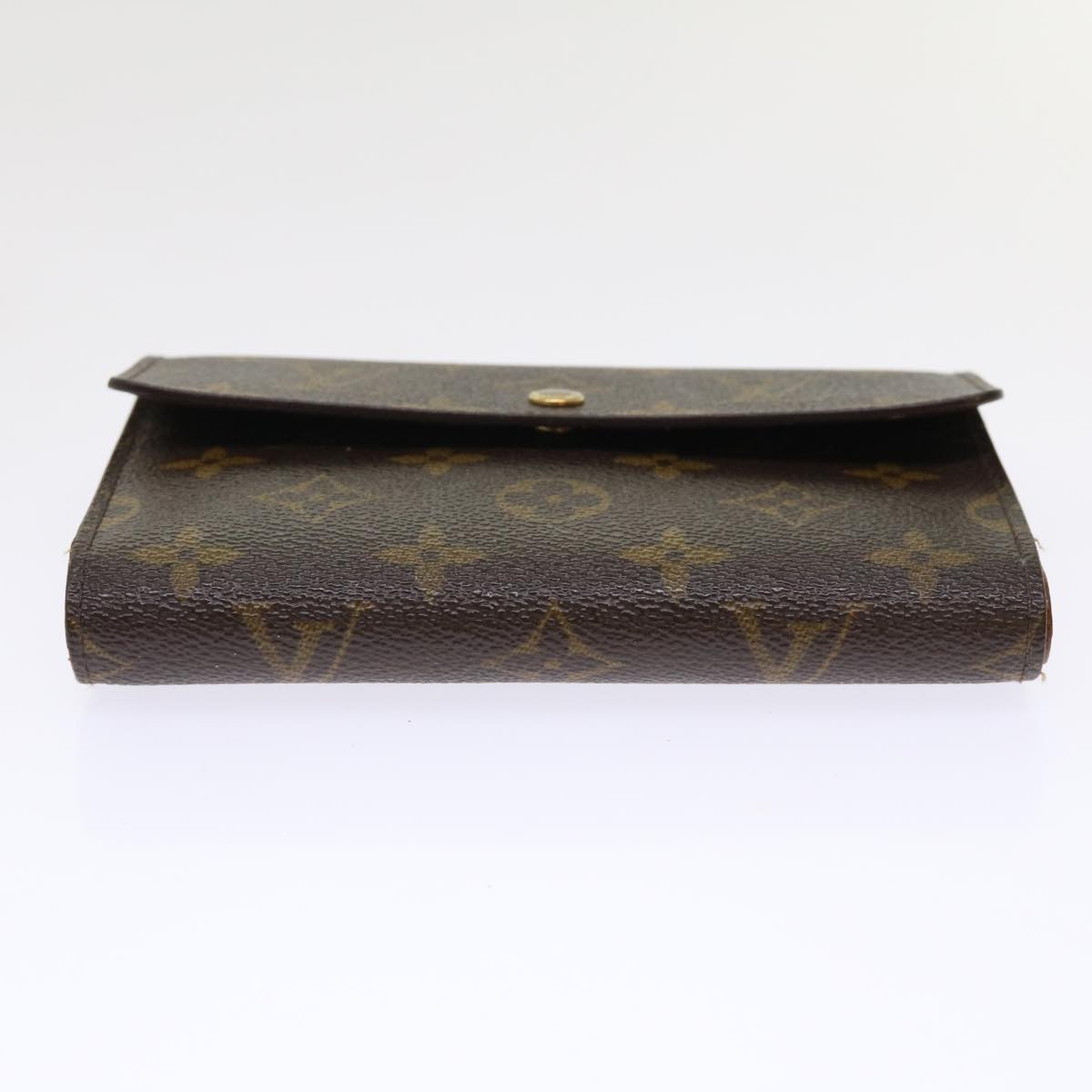 LOUIS VUITTON Monogram Porte Tresor Etui Papie Wallet M61202 LV Auth 49949