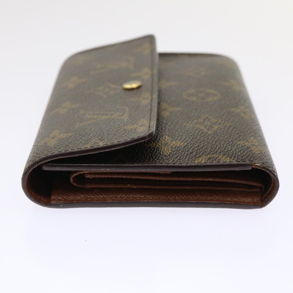 LOUIS VUITTON Monogram Porte Tresor Etui Papie Wallet M61202 LV Auth 49949